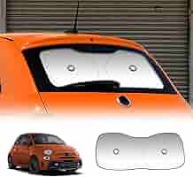 FIAT　500C　ウインドリフレクター美品　佐川急便着払い FIAT 500C ウインドリフレクター美品 佐川急便着払い